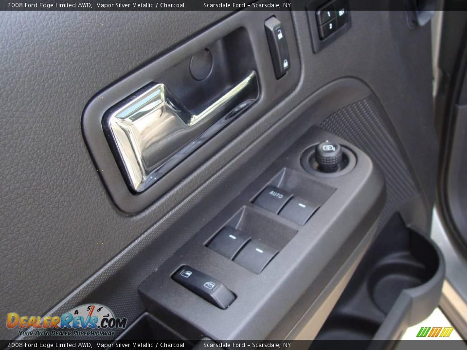2008 Ford Edge Limited AWD Vapor Silver Metallic / Charcoal Photo #13