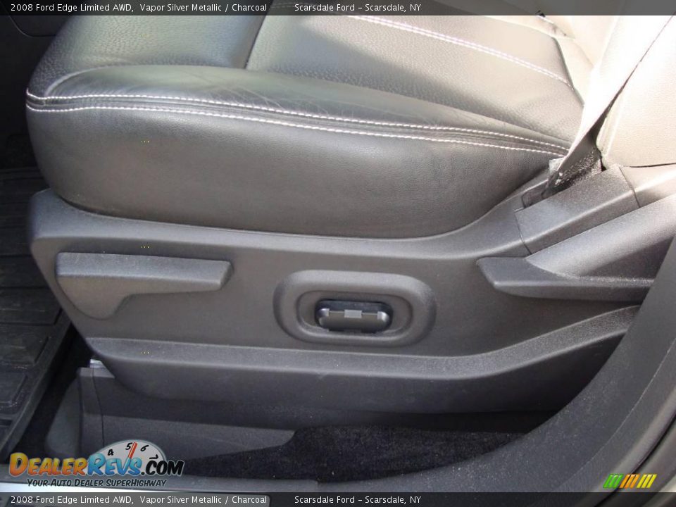 2008 Ford Edge Limited AWD Vapor Silver Metallic / Charcoal Photo #15