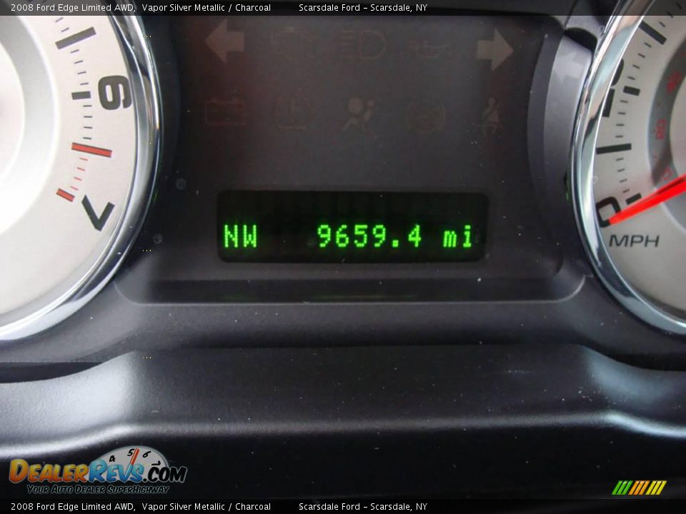 2008 Ford Edge Limited AWD Vapor Silver Metallic / Charcoal Photo #20