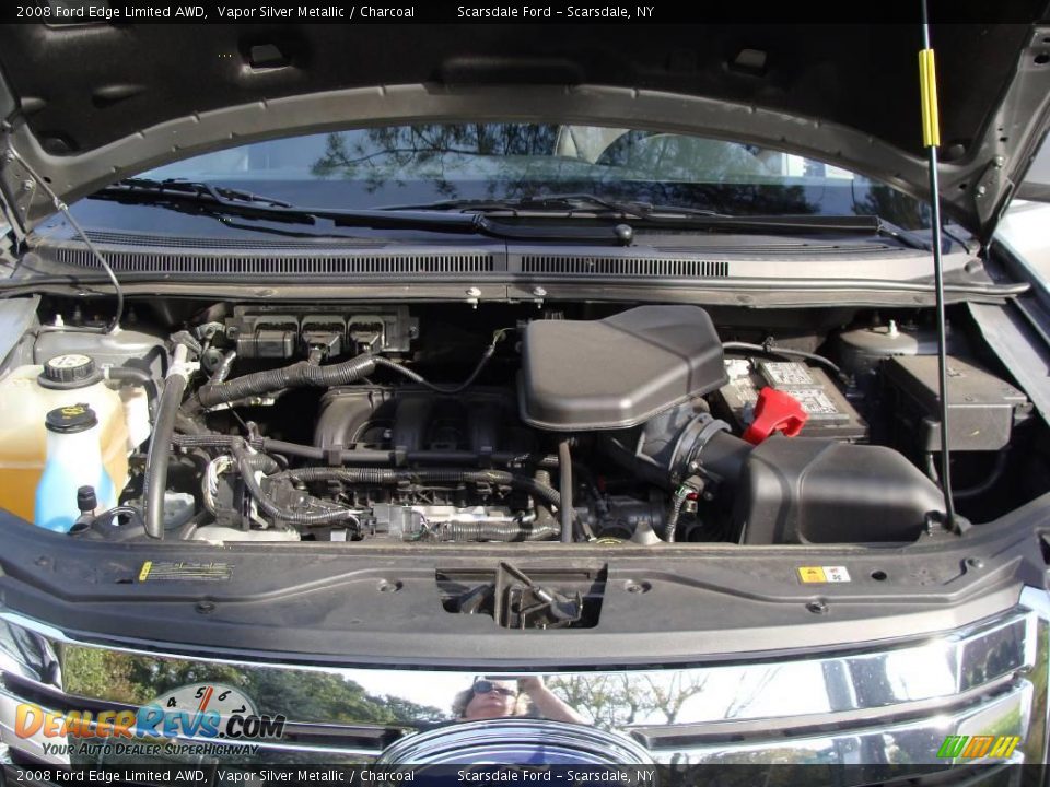 2008 Ford Edge Limited AWD Vapor Silver Metallic / Charcoal Photo #21