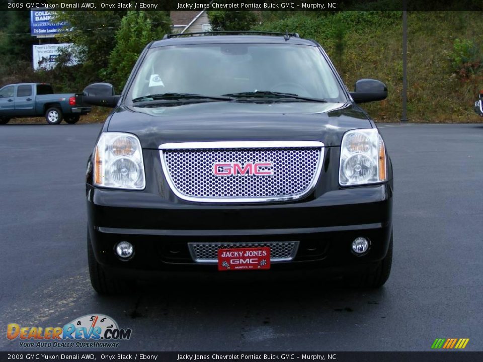2009 GMC Yukon Denali AWD Onyx Black / Ebony Photo #3