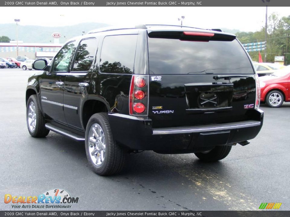 2009 GMC Yukon Denali AWD Onyx Black / Ebony Photo #6
