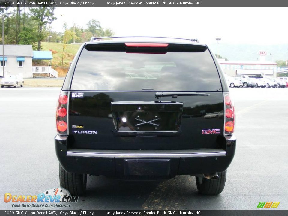 2009 GMC Yukon Denali AWD Onyx Black / Ebony Photo #7