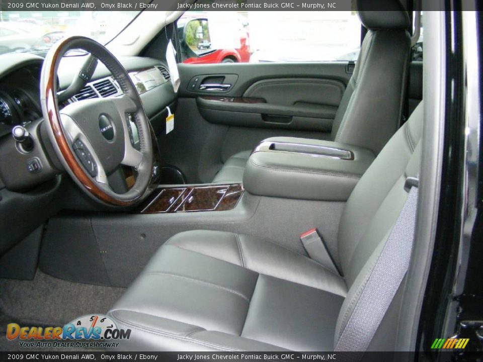 2009 GMC Yukon Denali AWD Onyx Black / Ebony Photo #10