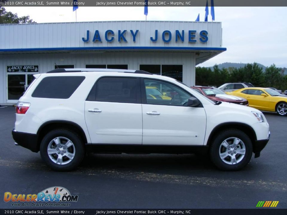 2010 GMC Acadia SLE Summit White / Ebony Photo #1