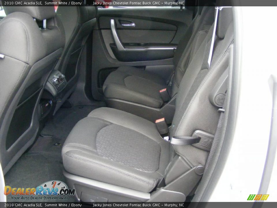 2010 GMC Acadia SLE Summit White / Ebony Photo #11