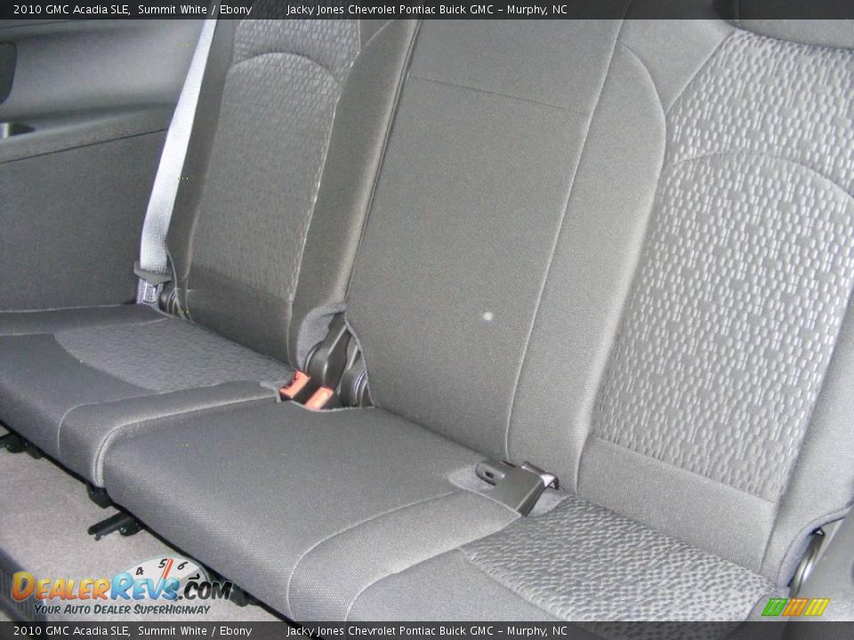 2010 GMC Acadia SLE Summit White / Ebony Photo #12