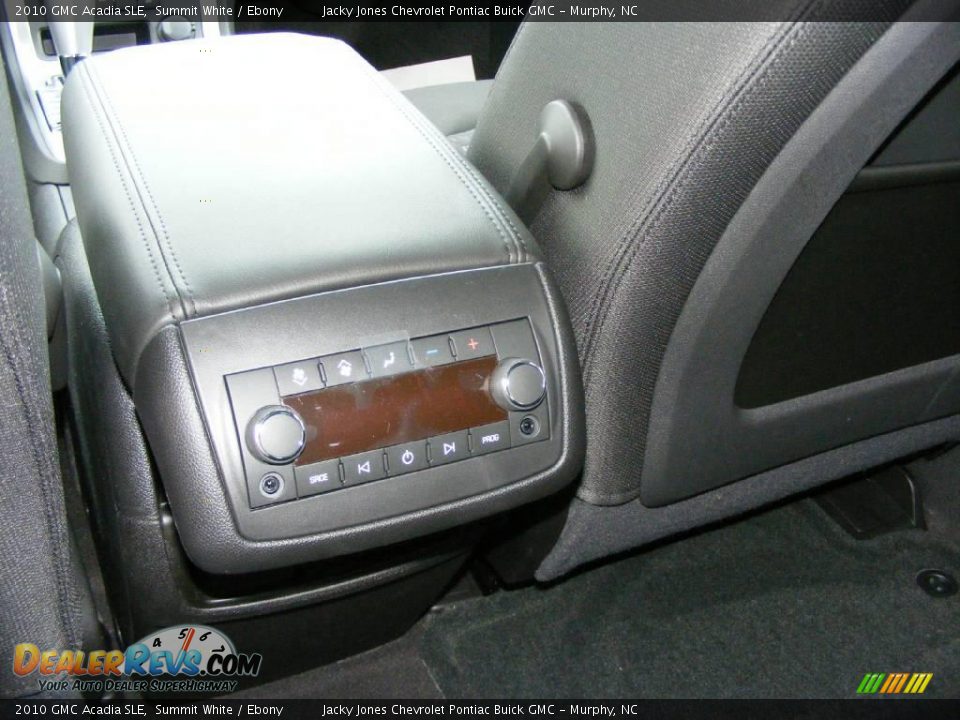 2010 GMC Acadia SLE Summit White / Ebony Photo #18