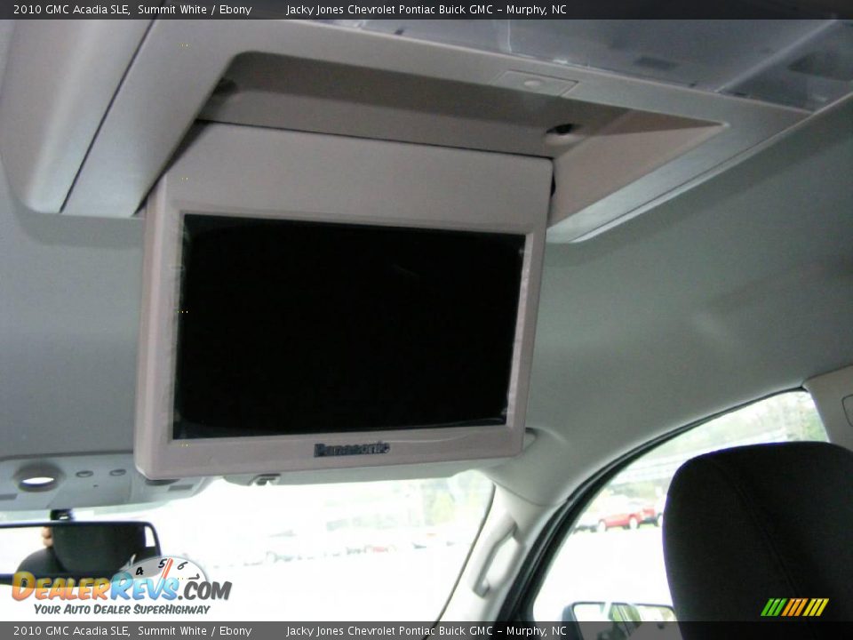 2010 GMC Acadia SLE Summit White / Ebony Photo #19