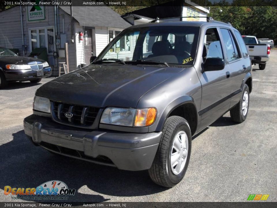 2001 Kia Sportage Pewter Gray / Gray Photo #1