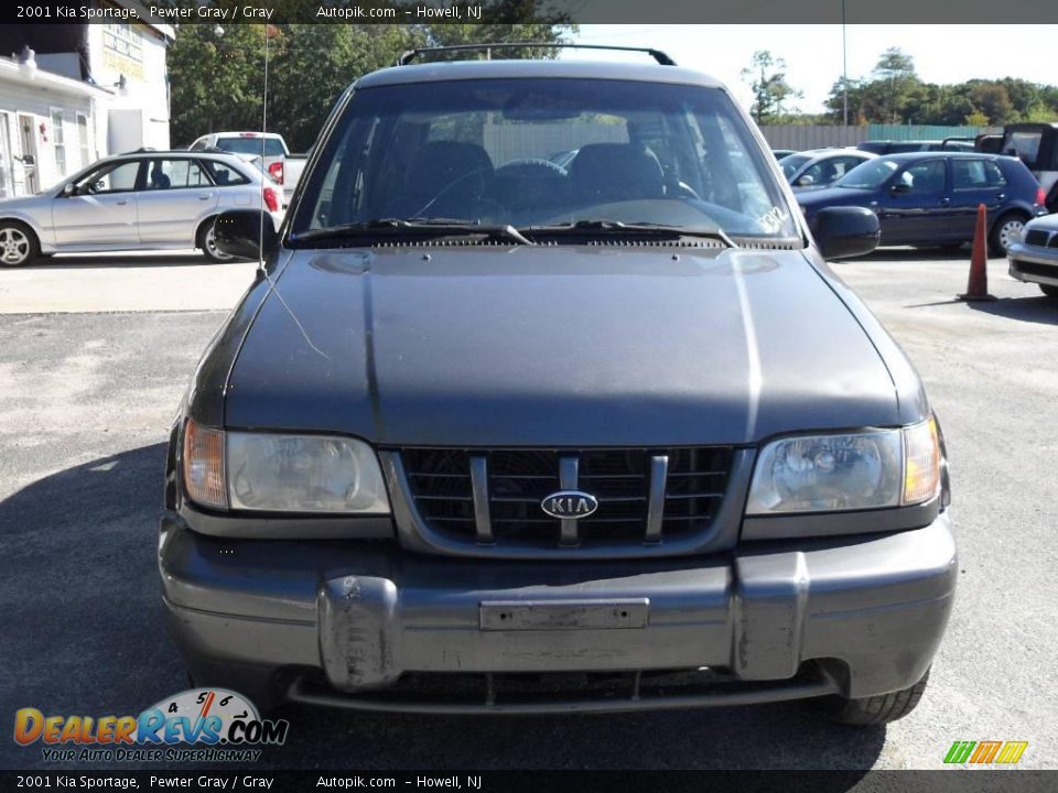 2001 Kia Sportage Pewter Gray / Gray Photo #2