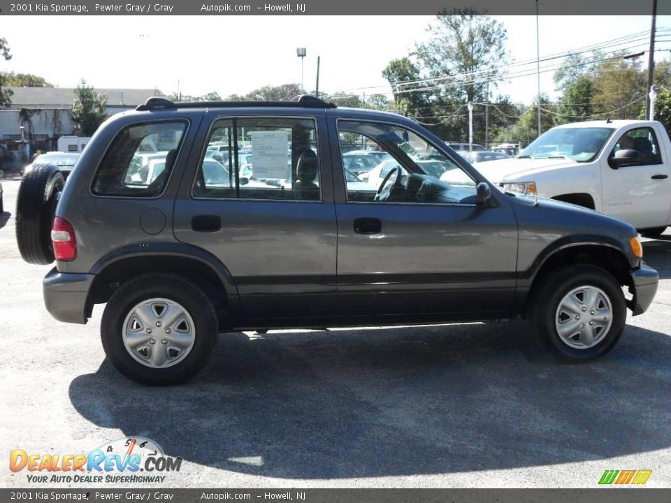 2001 Kia Sportage Pewter Gray / Gray Photo #4
