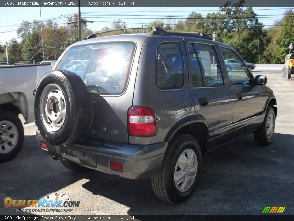 2001 Kia Sportage Pewter Gray / Gray Photo #5