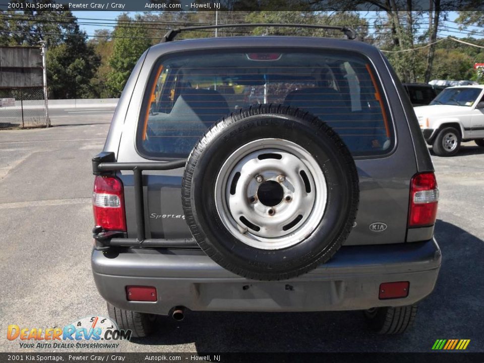2001 Kia Sportage Pewter Gray / Gray Photo #6