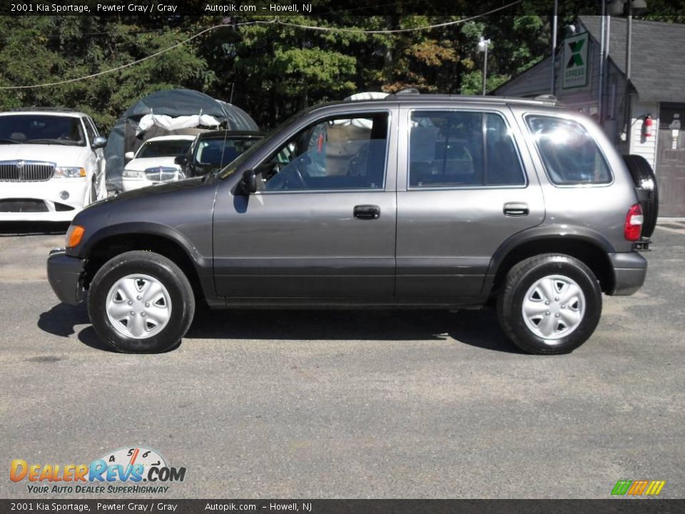 2001 Kia Sportage Pewter Gray / Gray Photo #8