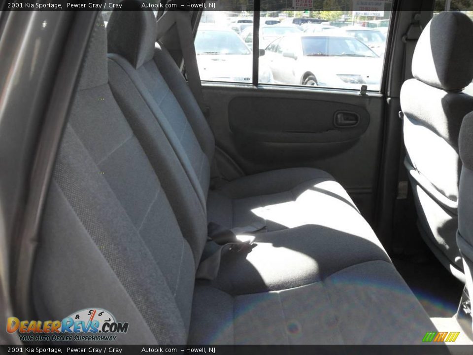 2001 Kia Sportage Pewter Gray / Gray Photo #11