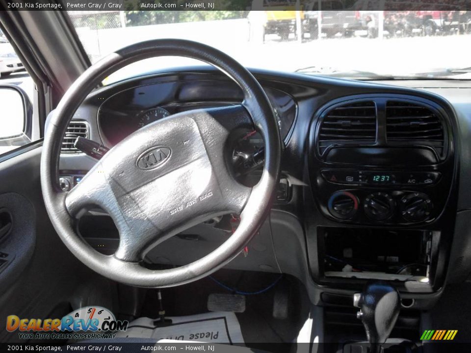 2001 Kia Sportage Pewter Gray / Gray Photo #13