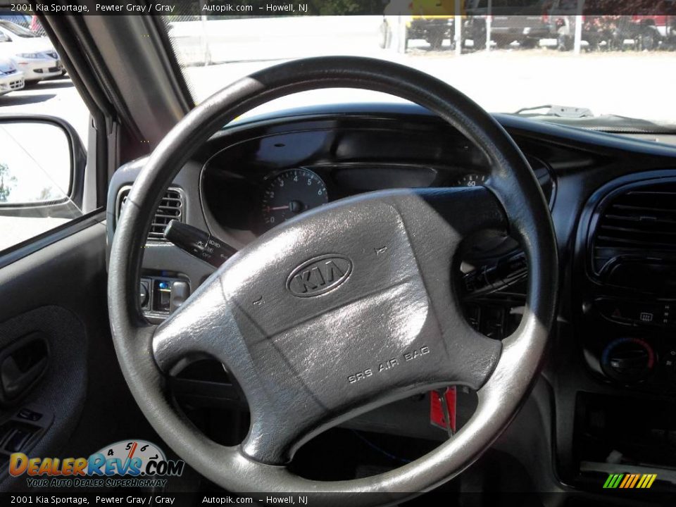 2001 Kia Sportage Pewter Gray / Gray Photo #14
