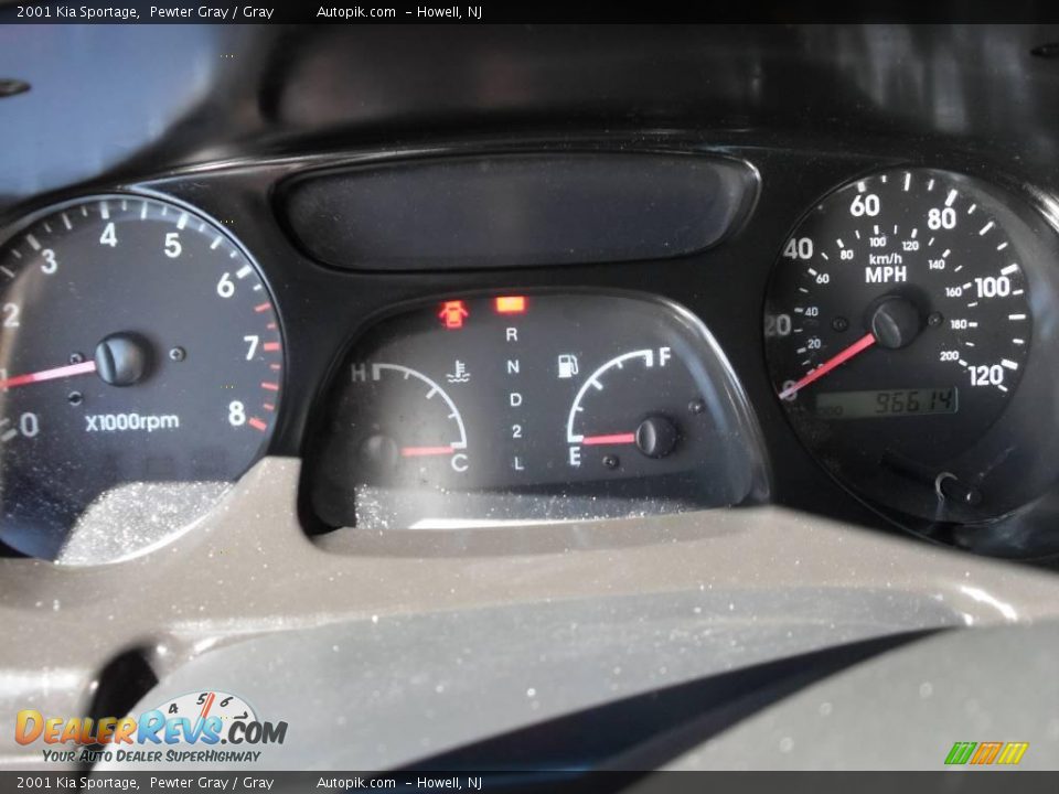 2001 Kia Sportage Pewter Gray / Gray Photo #16