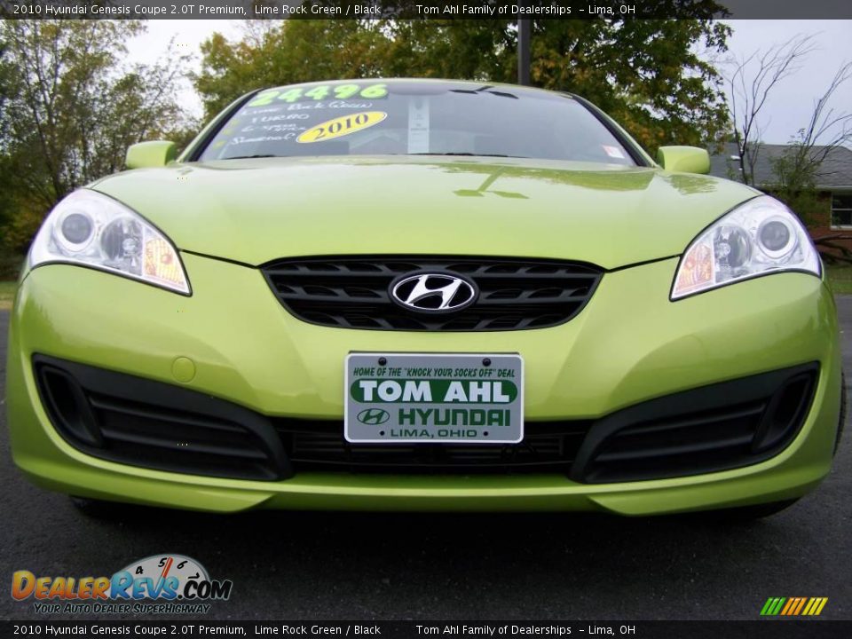2010 Hyundai Genesis Coupe 2.0T Premium Lime Rock Green / Black Photo #3