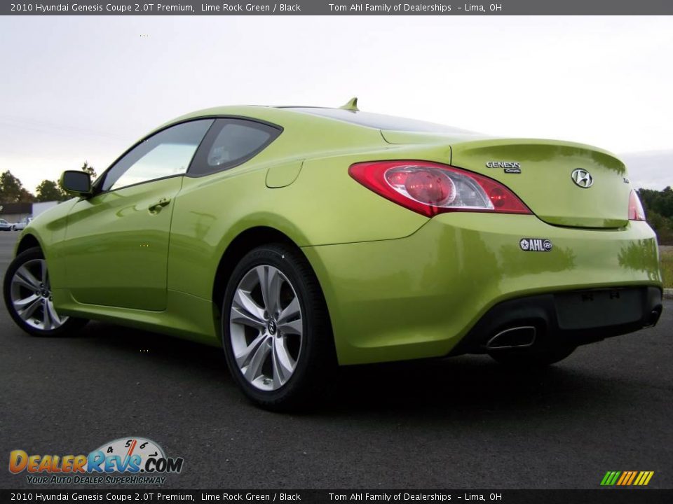 2010 Hyundai Genesis Coupe 2.0T Premium Lime Rock Green / Black Photo #4