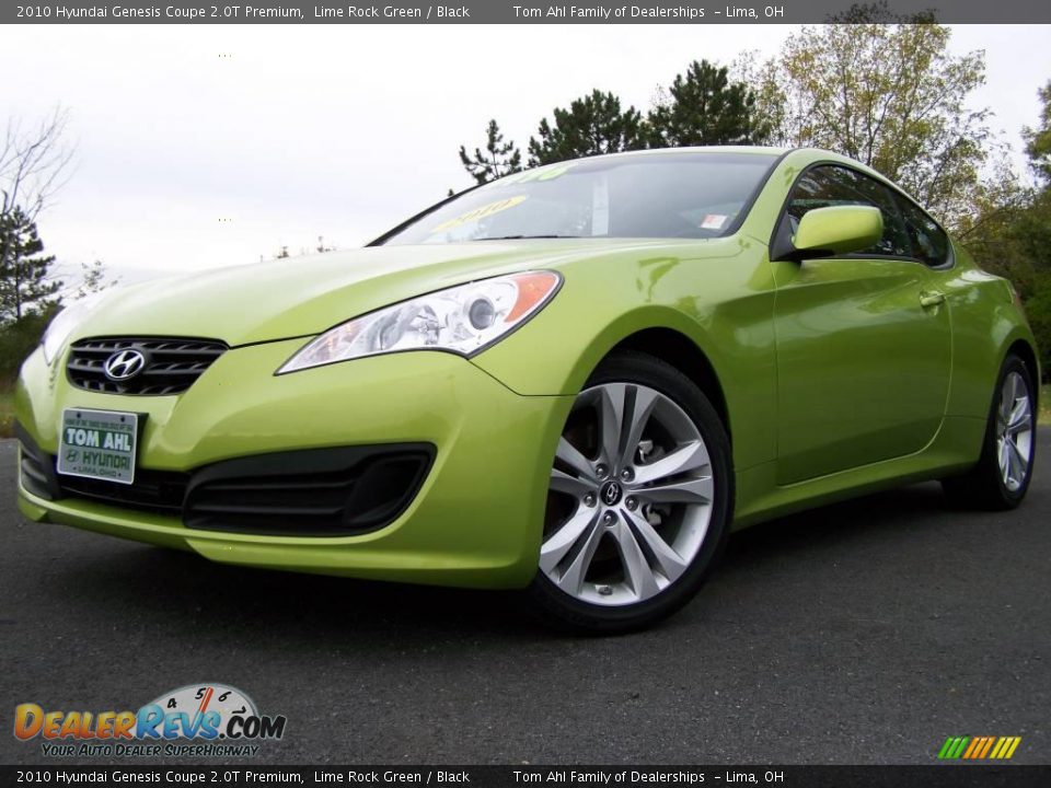 2010 Hyundai Genesis Coupe 2.0T Premium Lime Rock Green / Black Photo #5