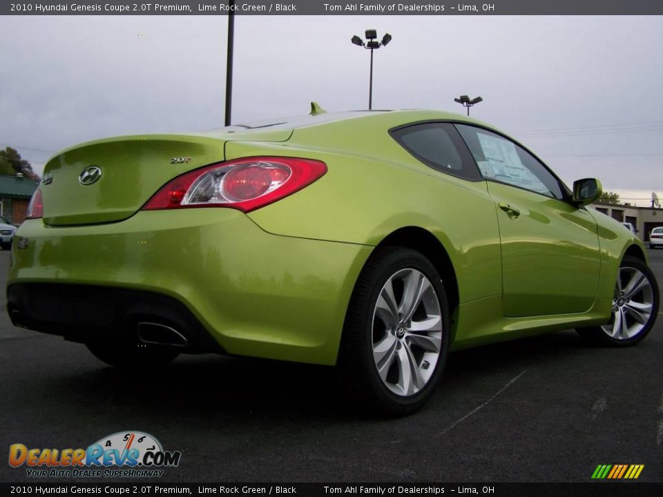 2010 Hyundai Genesis Coupe 2.0T Premium Lime Rock Green / Black Photo #7