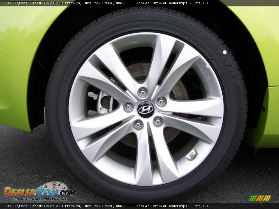 2010 Hyundai Genesis Coupe 2.0T Premium Lime Rock Green / Black Photo #8