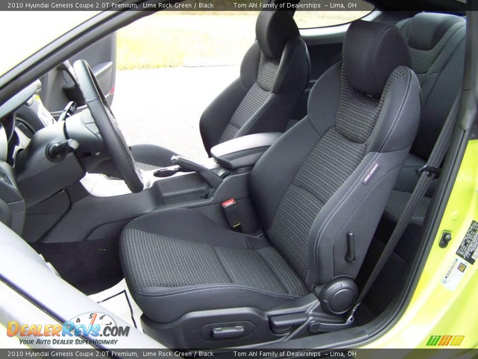 2010 Hyundai Genesis Coupe 2.0T Premium Lime Rock Green / Black Photo #10