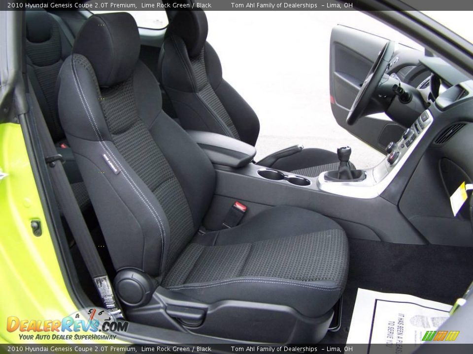 2010 Hyundai Genesis Coupe 2.0T Premium Lime Rock Green / Black Photo #12