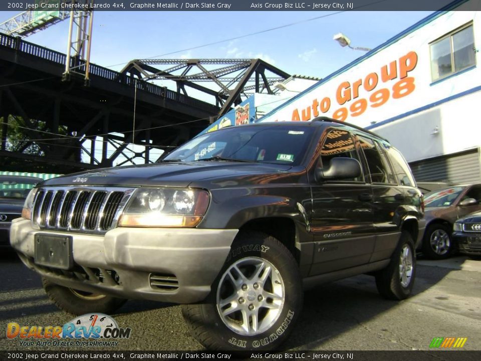 2002 Jeep Grand Cherokee Laredo 4x4 Graphite Metallic / Dark Slate Gray Photo #1