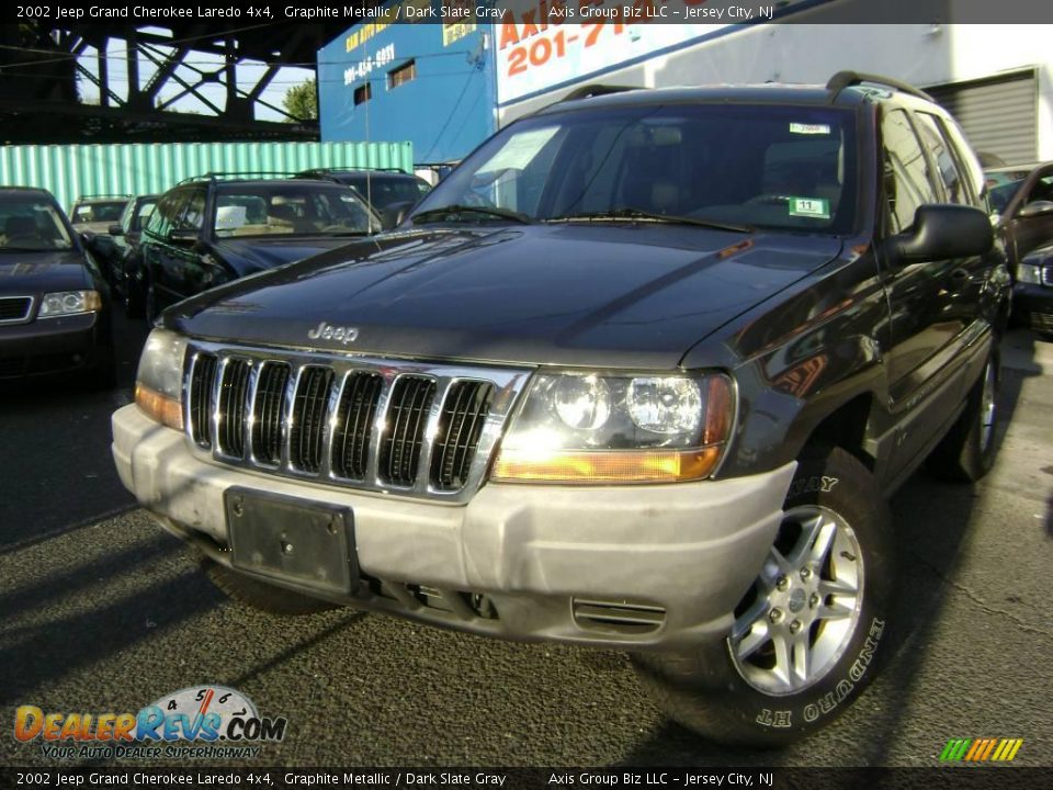 2002 Jeep Grand Cherokee Laredo 4x4 Graphite Metallic / Dark Slate Gray Photo #2