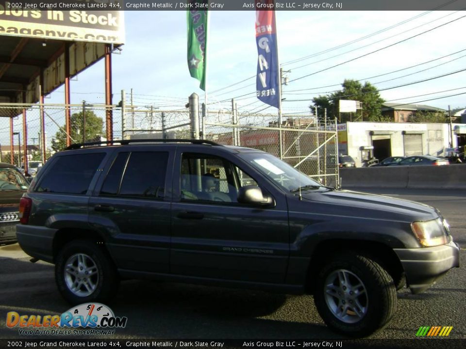 2002 Jeep Grand Cherokee Laredo 4x4 Graphite Metallic / Dark Slate Gray Photo #4