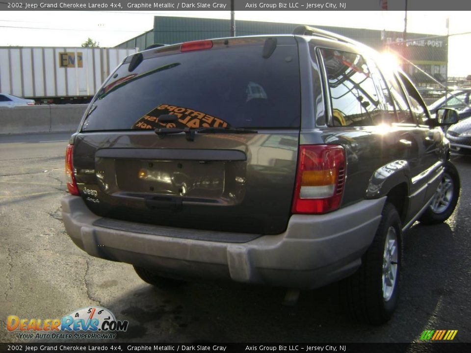 2002 Jeep Grand Cherokee Laredo 4x4 Graphite Metallic / Dark Slate Gray Photo #6