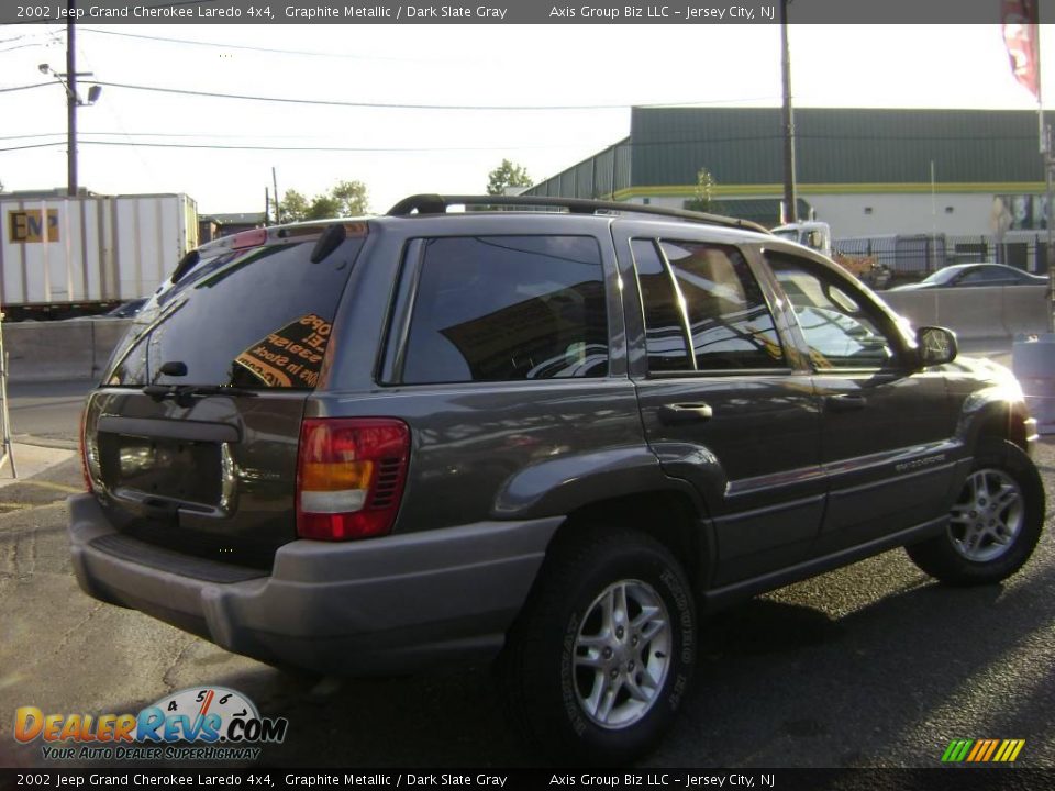 2002 Jeep Grand Cherokee Laredo 4x4 Graphite Metallic / Dark Slate Gray Photo #7