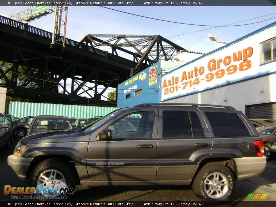 2002 Jeep Grand Cherokee Laredo 4x4 Graphite Metallic / Dark Slate Gray Photo #17