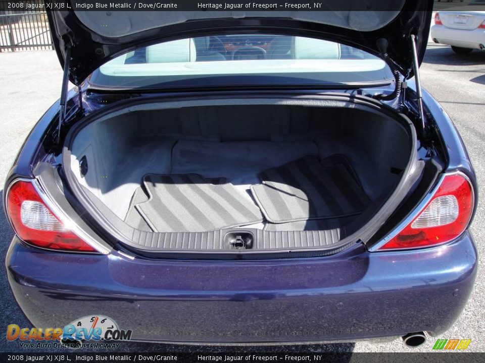 2008 Jaguar XJ XJ8 L Indigo Blue Metallic / Dove/Granite Photo #10