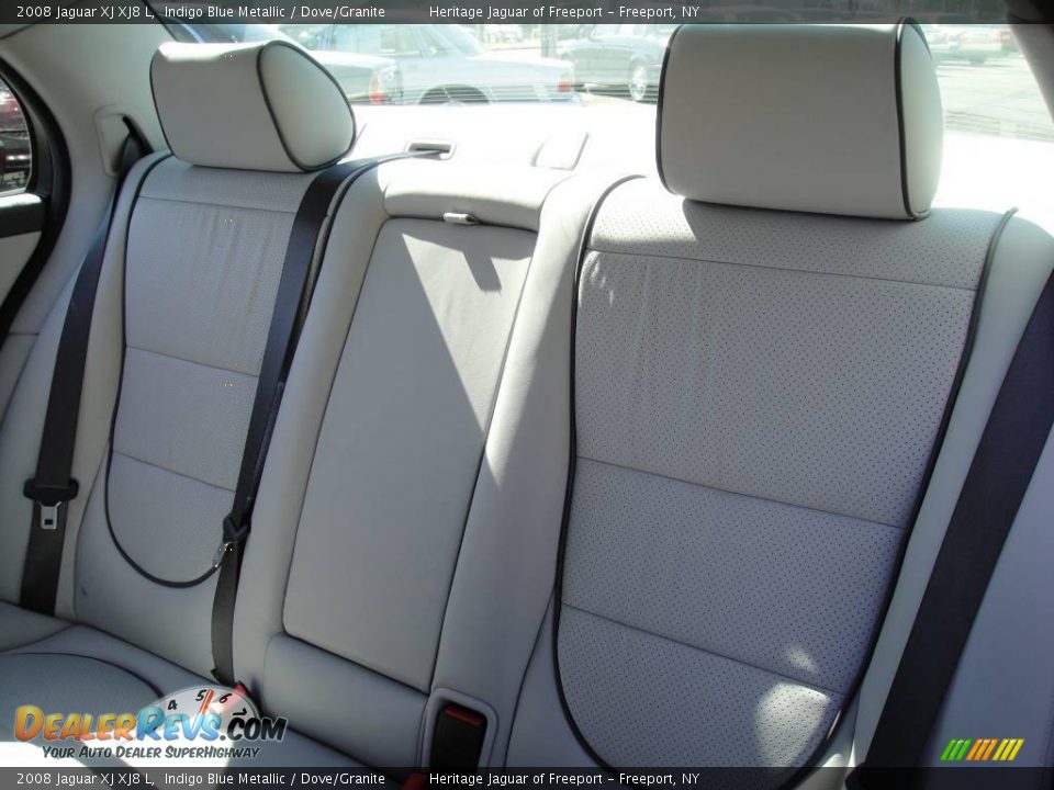 2008 Jaguar XJ XJ8 L Indigo Blue Metallic / Dove/Granite Photo #18