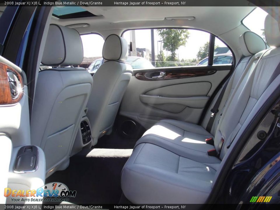 2008 Jaguar XJ XJ8 L Indigo Blue Metallic / Dove/Granite Photo #19