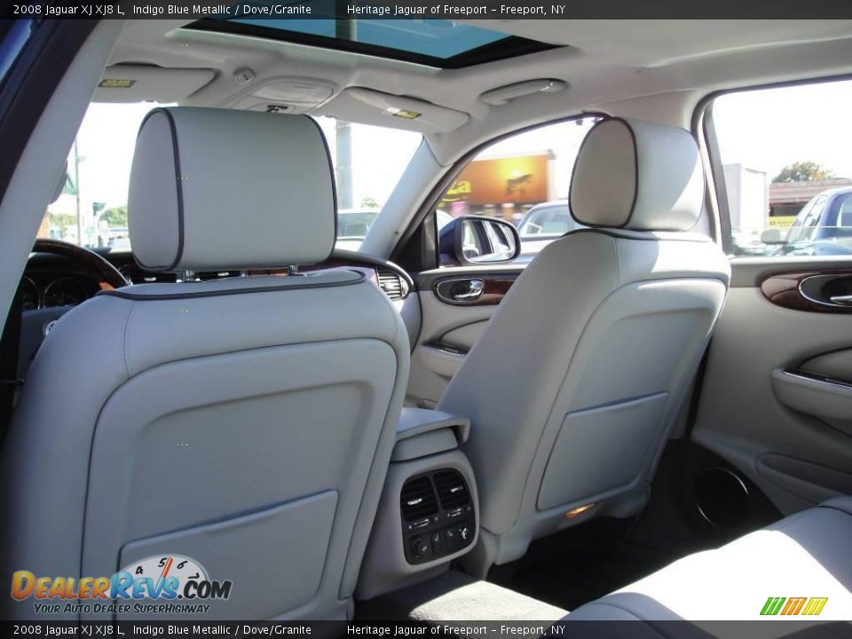 2008 Jaguar XJ XJ8 L Indigo Blue Metallic / Dove/Granite Photo #20