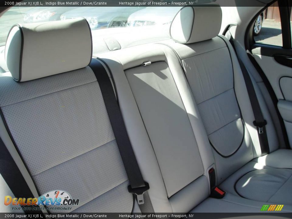 2008 Jaguar XJ XJ8 L Indigo Blue Metallic / Dove/Granite Photo #23