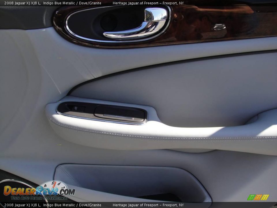 2008 Jaguar XJ XJ8 L Indigo Blue Metallic / Dove/Granite Photo #26