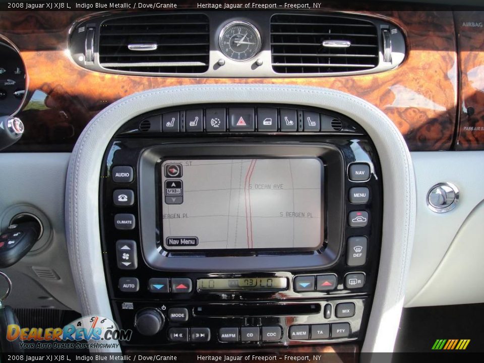 2008 Jaguar XJ XJ8 L Indigo Blue Metallic / Dove/Granite Photo #30