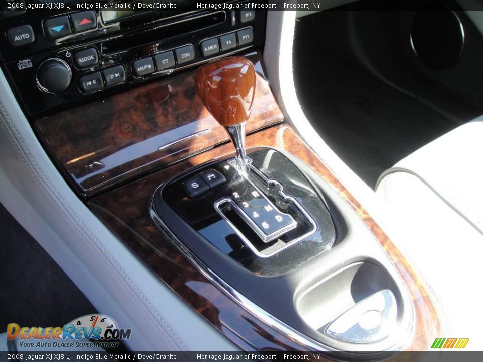 2008 Jaguar XJ XJ8 L Indigo Blue Metallic / Dove/Granite Photo #31