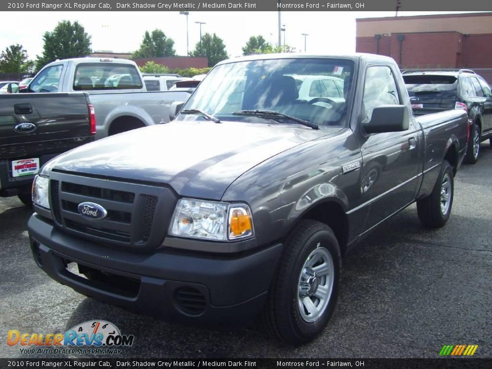 2010 Ford Ranger XL Regular Cab Dark Shadow Grey Metallic / Medium Dark Flint Photo #1