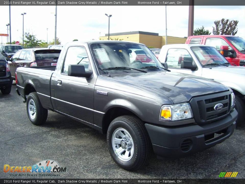 2010 Ford Ranger XL Regular Cab Dark Shadow Grey Metallic / Medium Dark Flint Photo #4