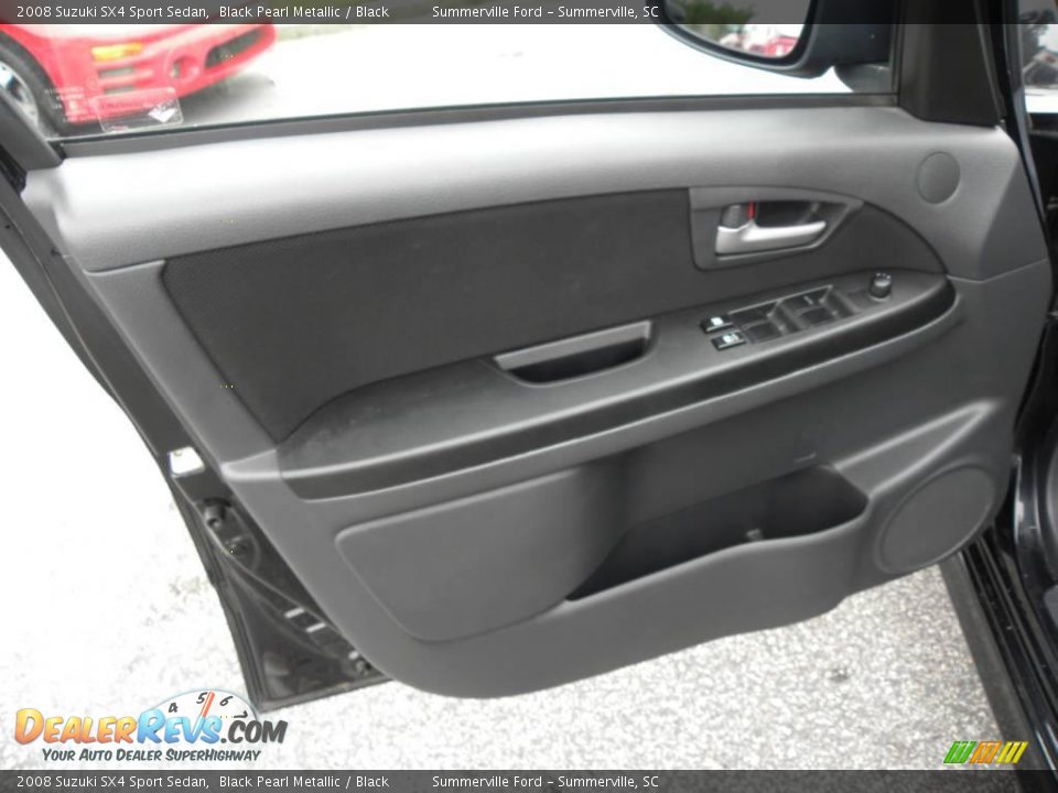 2008 Suzuki SX4 Sport Sedan Black Pearl Metallic / Black Photo #4