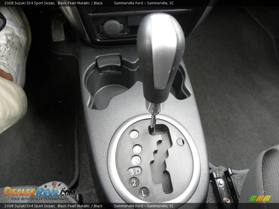 2008 Suzuki SX4 Sport Sedan Black Pearl Metallic / Black Photo #18