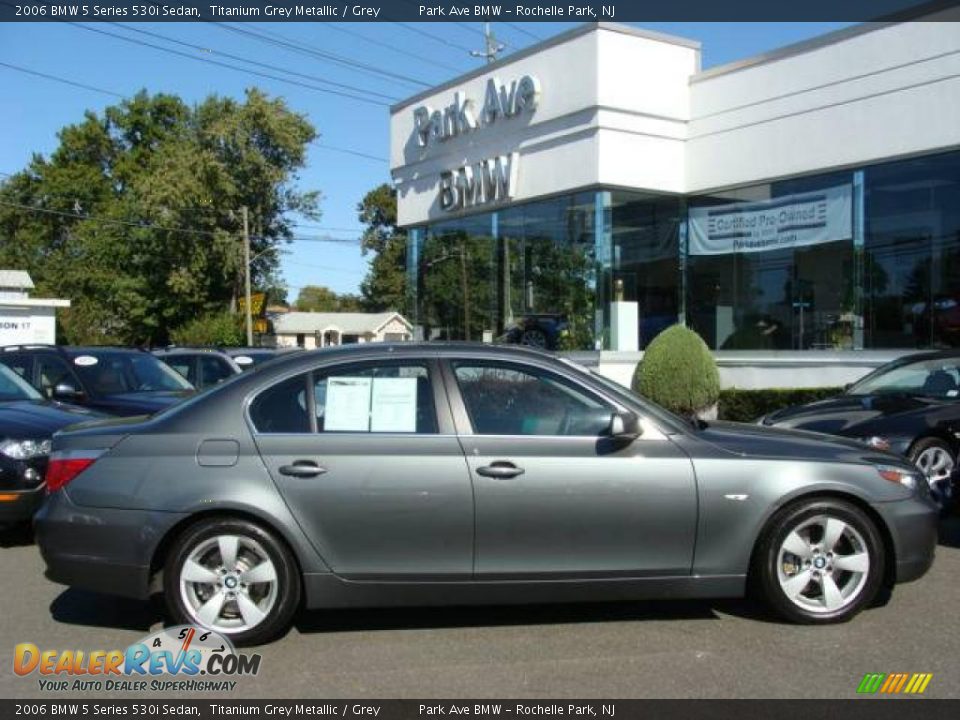 2006 BMW 5 Series 530i Sedan Titanium Grey Metallic / Grey Photo #1