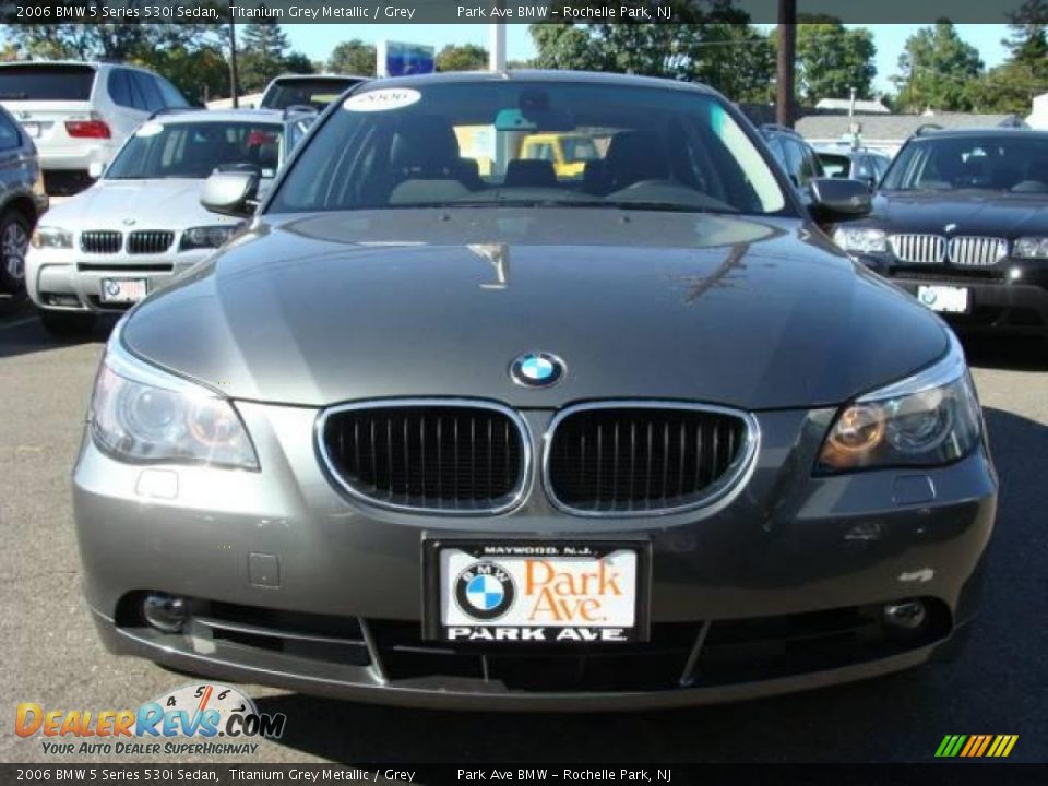 2006 BMW 5 Series 530i Sedan Titanium Grey Metallic / Grey Photo #3